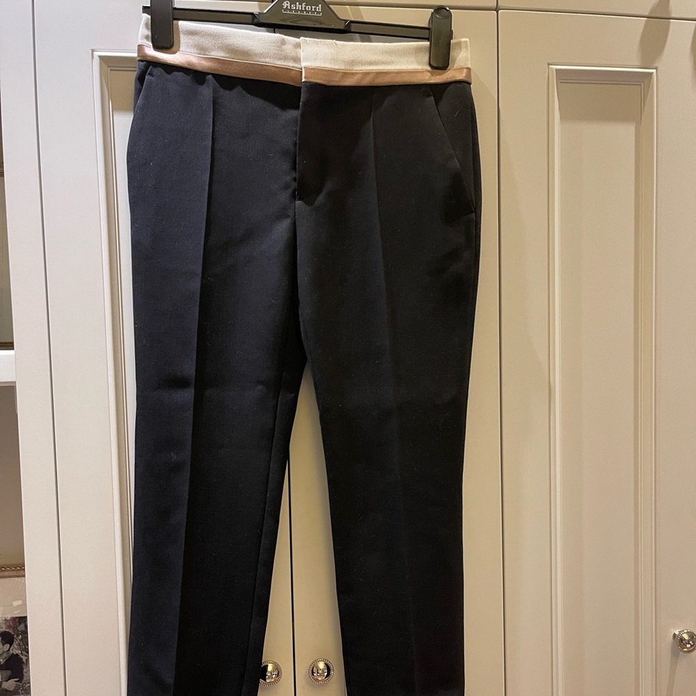 Will pants with grosgrain trim